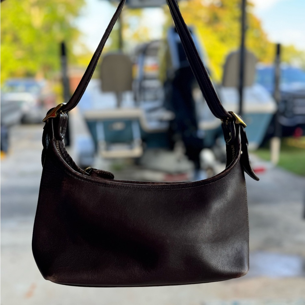 Coach Vintage 1990’s Brown Leather Legacy Shoulder Hobo